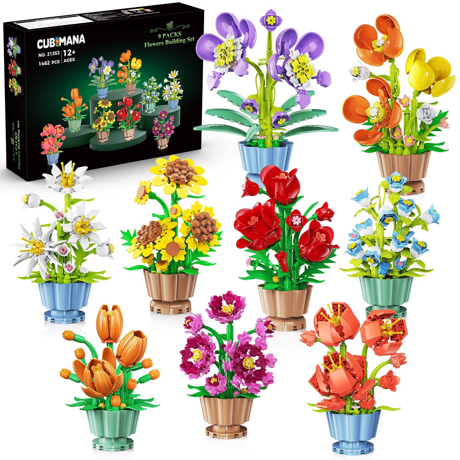 Botanical & Flower Building Sets