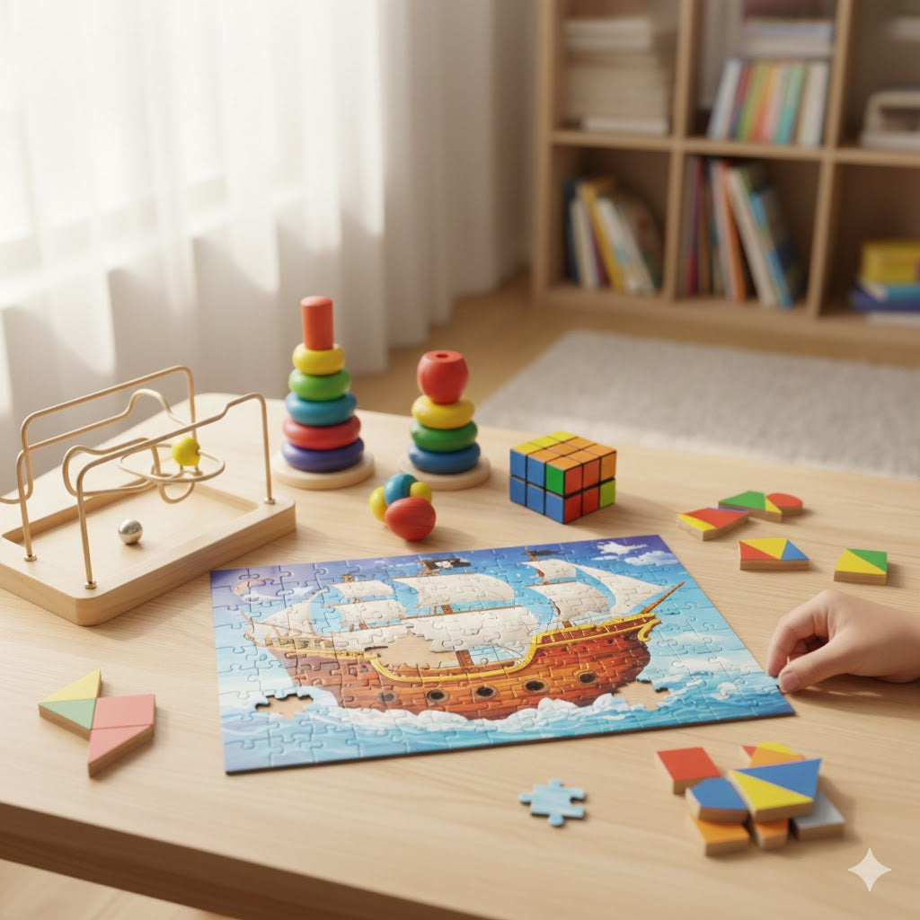 Educational puzzles for kids