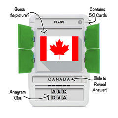 100 PICS Flags world flags flash cards spread for quick flag recognition practice
