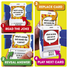 Plane ride with 100 PICS Jokes Travel Game for travel-friendly entertainment