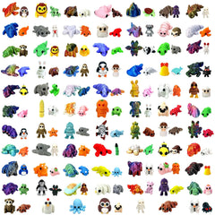 150Pcs Random 3D Printed Animals gift pack for birthdays and holidays.