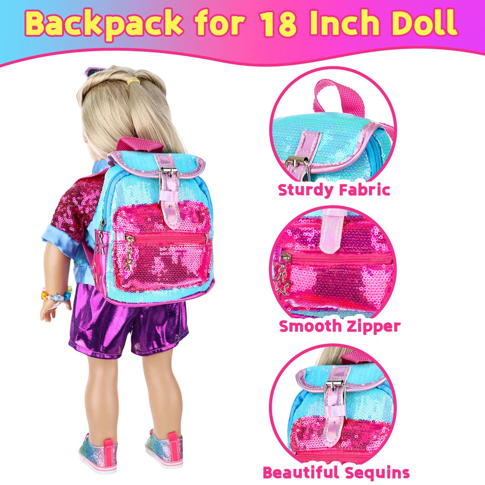 18INDC hair clip for quick hairstyle changes on 18-inch dolls