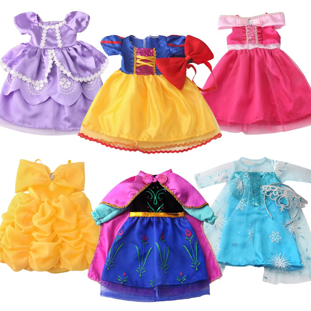 18INDC crown and bow hairband complete the royal doll look