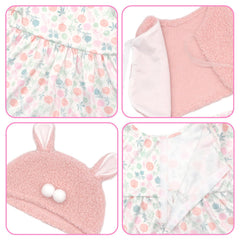 18INDC Reborn doll outfits displayed in a playful scene for kids