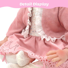 18INDC Reborn doll pants and top offering comfortable wear
