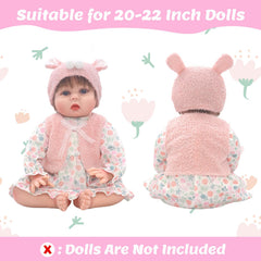 18INDC Reborn doll headbands set with adjustable sizing