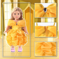 18INDC soft fabric with Velcro closures eases dressing
