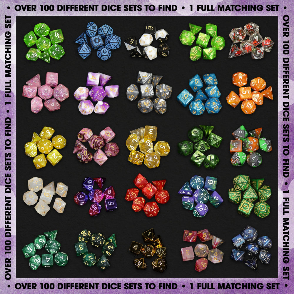 Easy-to-read numbers on 1985 Games dice for quick decisions