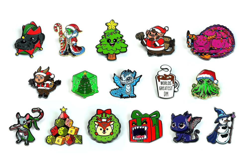 1985 Games Holiday Mystery Dice Bag colorful-pattern conveys a festive mood at the table
