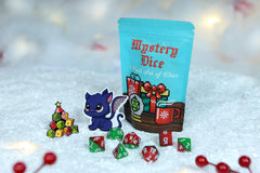 1985 Games Holiday Mystery Dice Bag multicolor design enhances table presence during games