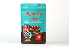 1985 Games Holiday Mystery Dice Bag pattern highlights festive design for collectors and players
