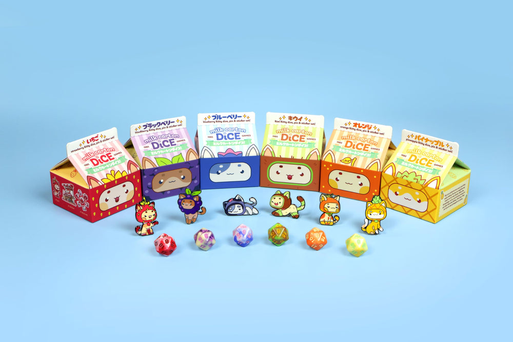 1985 Games kawaii-cat-dice-collection boosts tabletop mood.