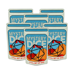1985 Games Mystery Dice collection ready to show off in a dice display