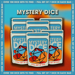 1985 Games Mystery Dice display of colorful patterns for personalized play