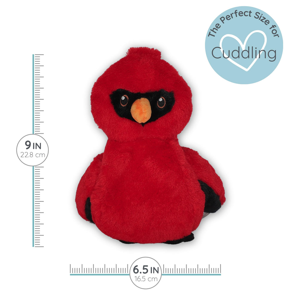 Adult-friendly cuddle companion Cardinal for relaxing, quiet moments.