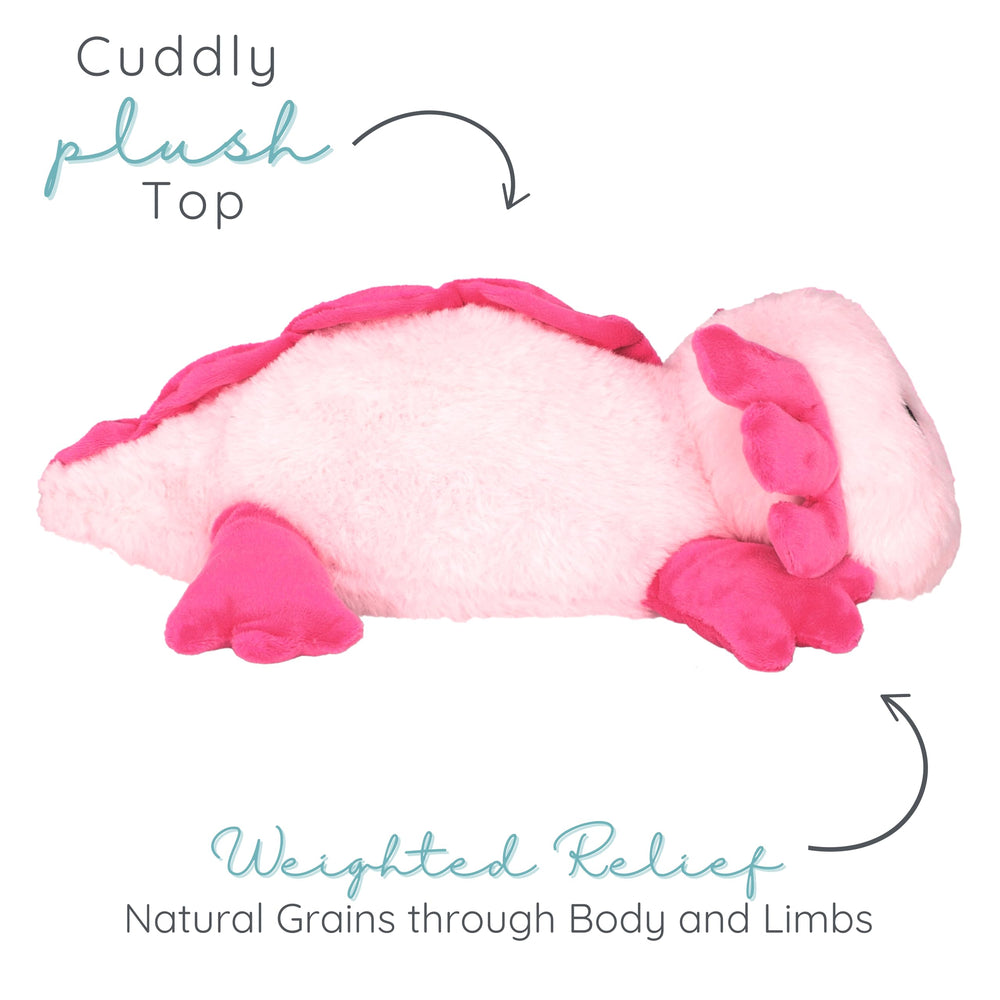 1i4 Group Axolotl soft fabric close-up showcases plush, cuddly texture for kids and adults.