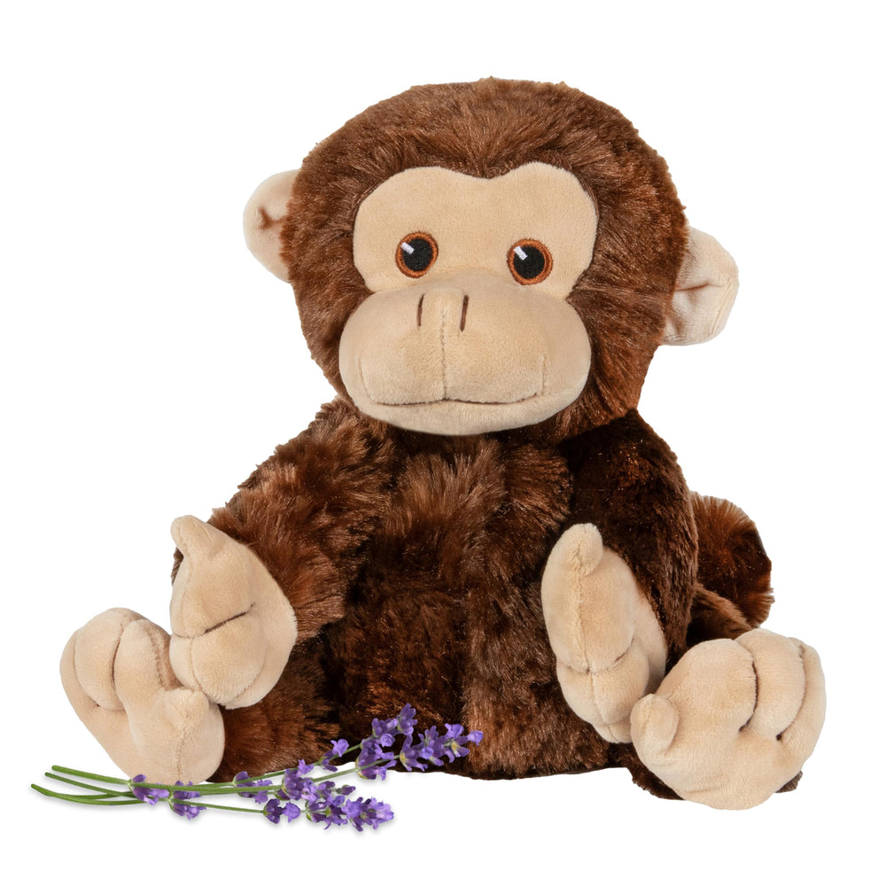Marvin the Monkey microwavable weighted plush for cozy warmth and comfort.