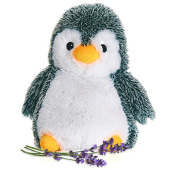1i4 Group Peppy Penguin microwavable plush warms you on chilly nights.