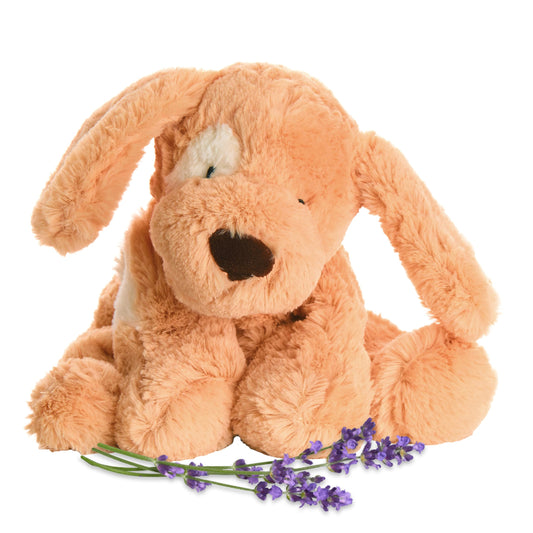 The 1i4 Group Puppy Love microwavable plush provides comforting warmth for cozy evenings.