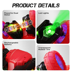 28°C RC car wheel lights add flair and visibility on track.