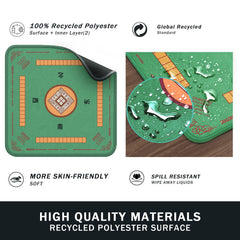 2F22E Mahjong Mat foldable design for easy storage