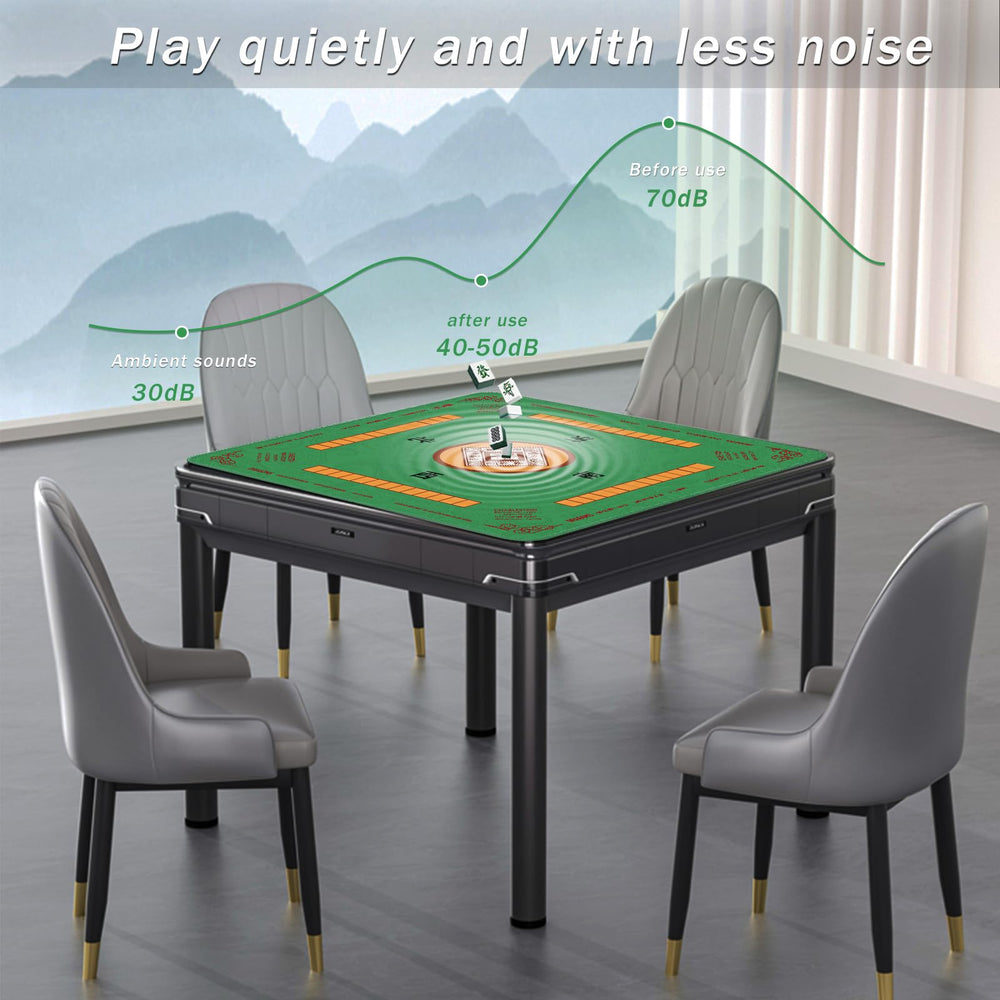 2F22E Mahjong Mat soft surface reduces noise during play