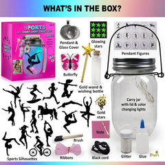 2Pepers colorful LED lights pendant brightens a kid's study space.