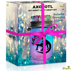 2pepers easy-to-make axolotl toy kit for creative playtime