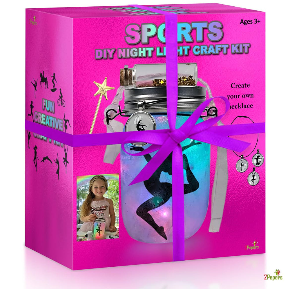2Pepers dreamy art project box guides girls through creative, sport-inspired crafts.