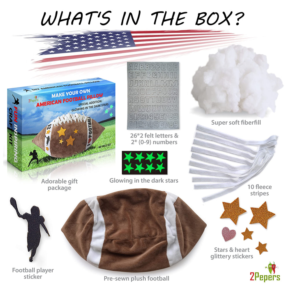 2Pepers felt letters and numbers for personalized sports-themed messages.