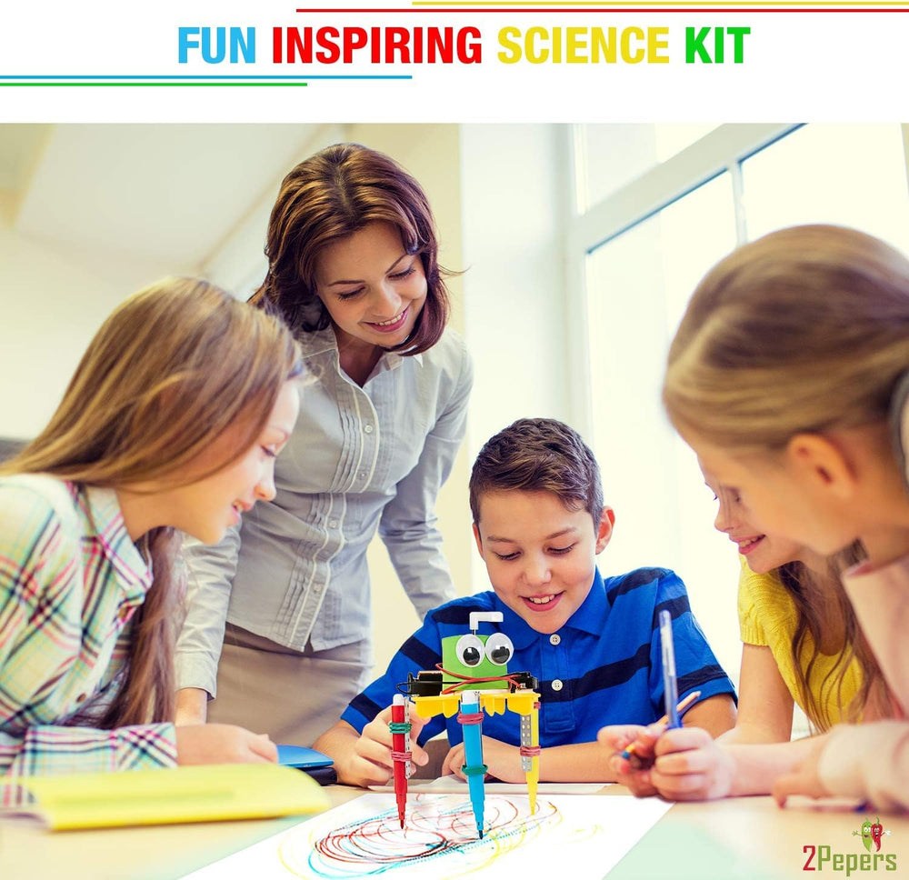 2Pepers robotics gift box includes three engaging projects