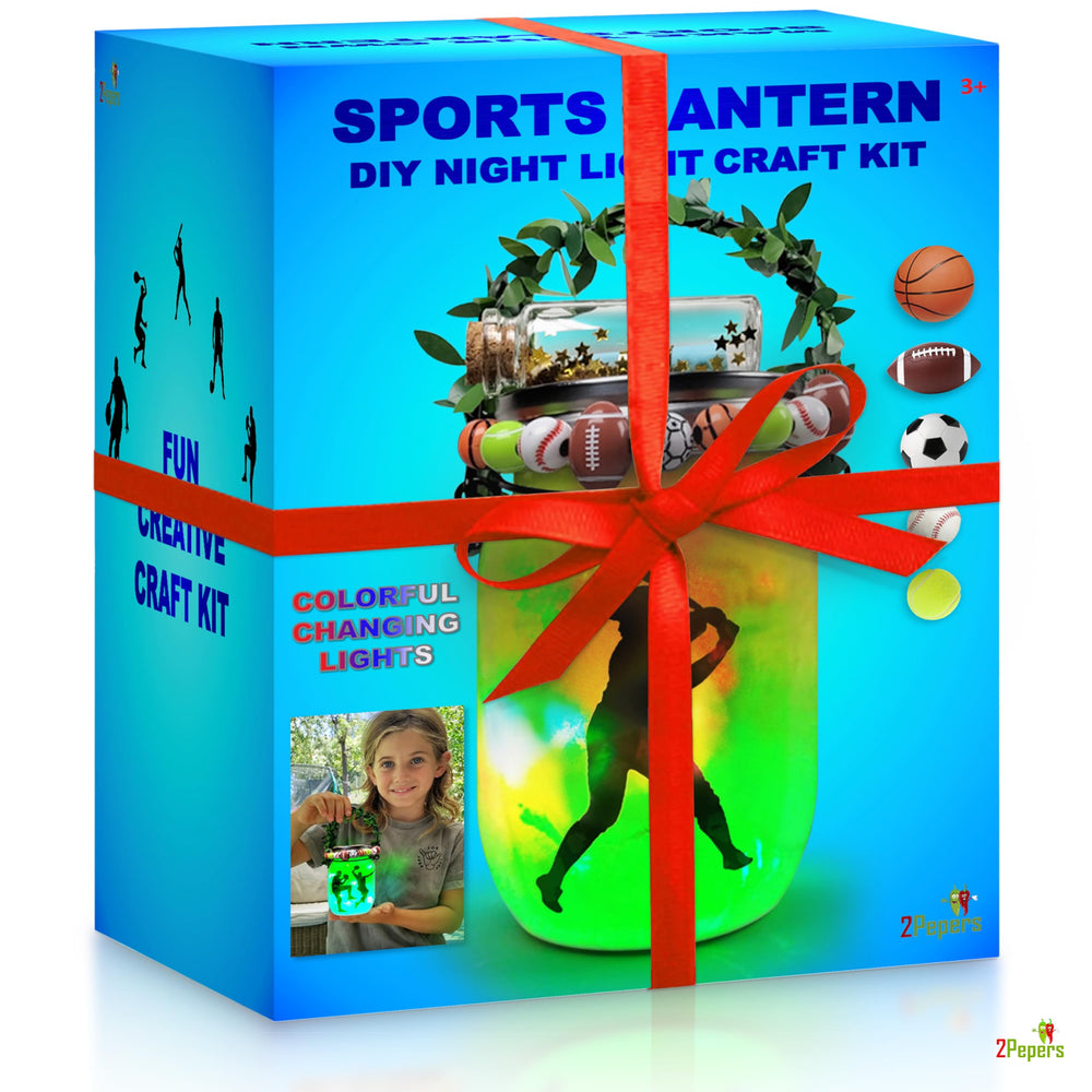 2Pepers Sport-themed stickers help customize jars for favorite games.