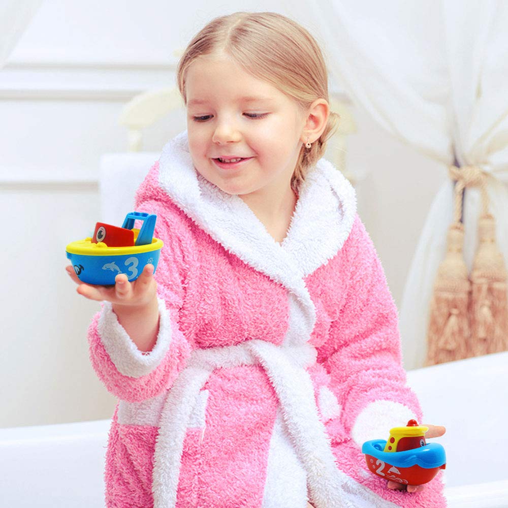 3 Bees & Me magnetic boat connections boost fine motor skills through linking boats.
