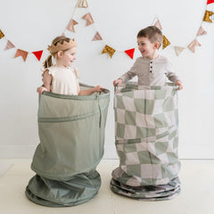 3 Sprouts Play Tunnel with muted Nordic colors blends with modern home decor.