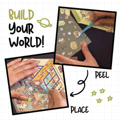 3D Sticker Therapy Kit: all-in-one DIY scene set for versatile creativity