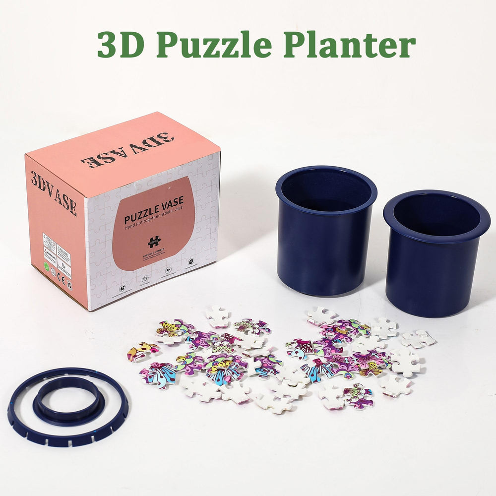 3DVASE puzzle planter premium ABS plastic finish resists wear