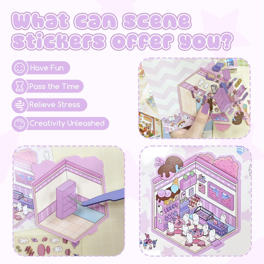 3R TABLET mini figures stickers support playful world-building and beginner patience