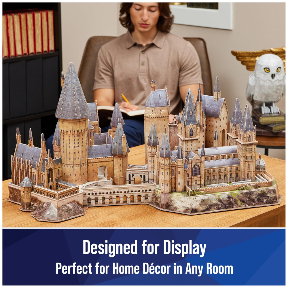 4D Build Hogwarts Castle display frame: ready-to-show model for home decor