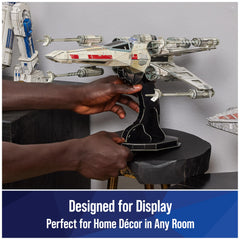 4D Build X-Wing instructions sheet guides a simple, tool-free build