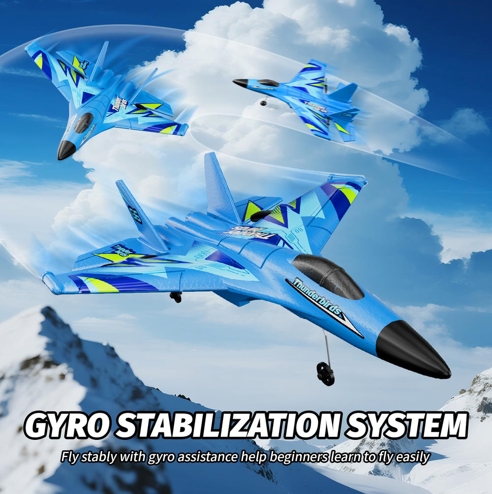 4DRC foam plane showing gyro stabilization for easy handling
