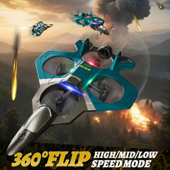 4DRC foam plane LED lights for night flights