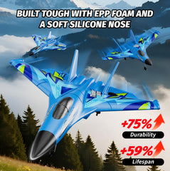 4DRC RC plane with night lights for dusk flights