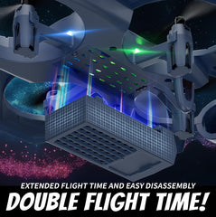 4DRC foam RC airplane with enclosed propellers for safer play