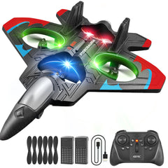 4DRC RC Plane front view, beginner-friendly design for easy flights.