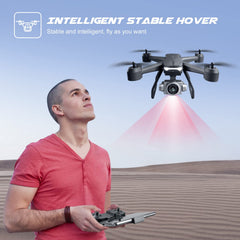 4DRC V14 dual batteries extend flight time for longer sessions.