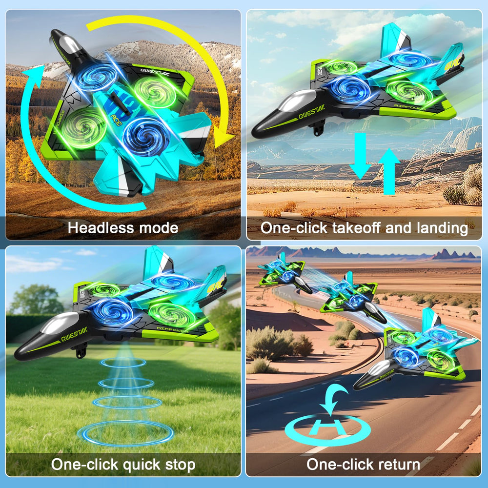 4DRC V31 launch-landing setup illustrating one-button takeoff and smooth landings