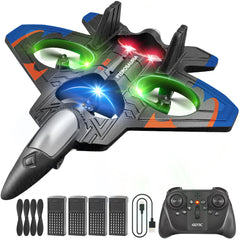 4DRC V32 foam RC airplane front view for agile backyard flights.