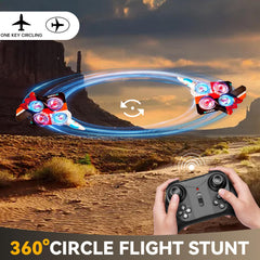 Bright night lights help keep orientation during dusk or night flights.