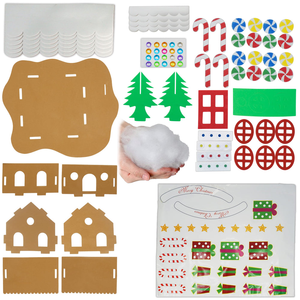 4E's Novelty fake snow for a wintry gingerbread village