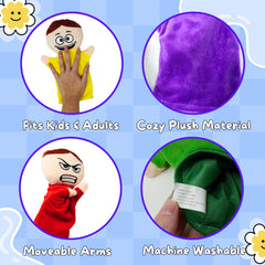 4E's Novelty Feeling Puppet Calm: soothing companion for early education activities.